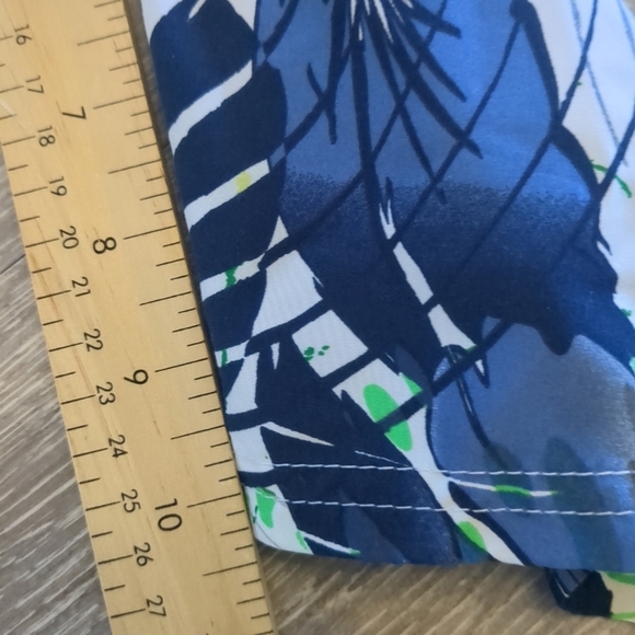 Nike Swim Shorts Men's 32 Green and Blue Beach Surfer Board Vacation Pocket - Picture 6 of 9